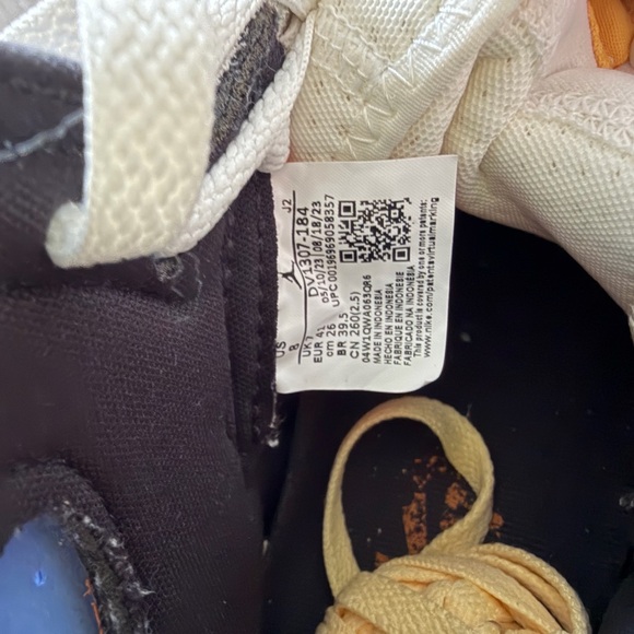 Nike High-Top Sneakers Blue Orange White - Picture 7 of 7